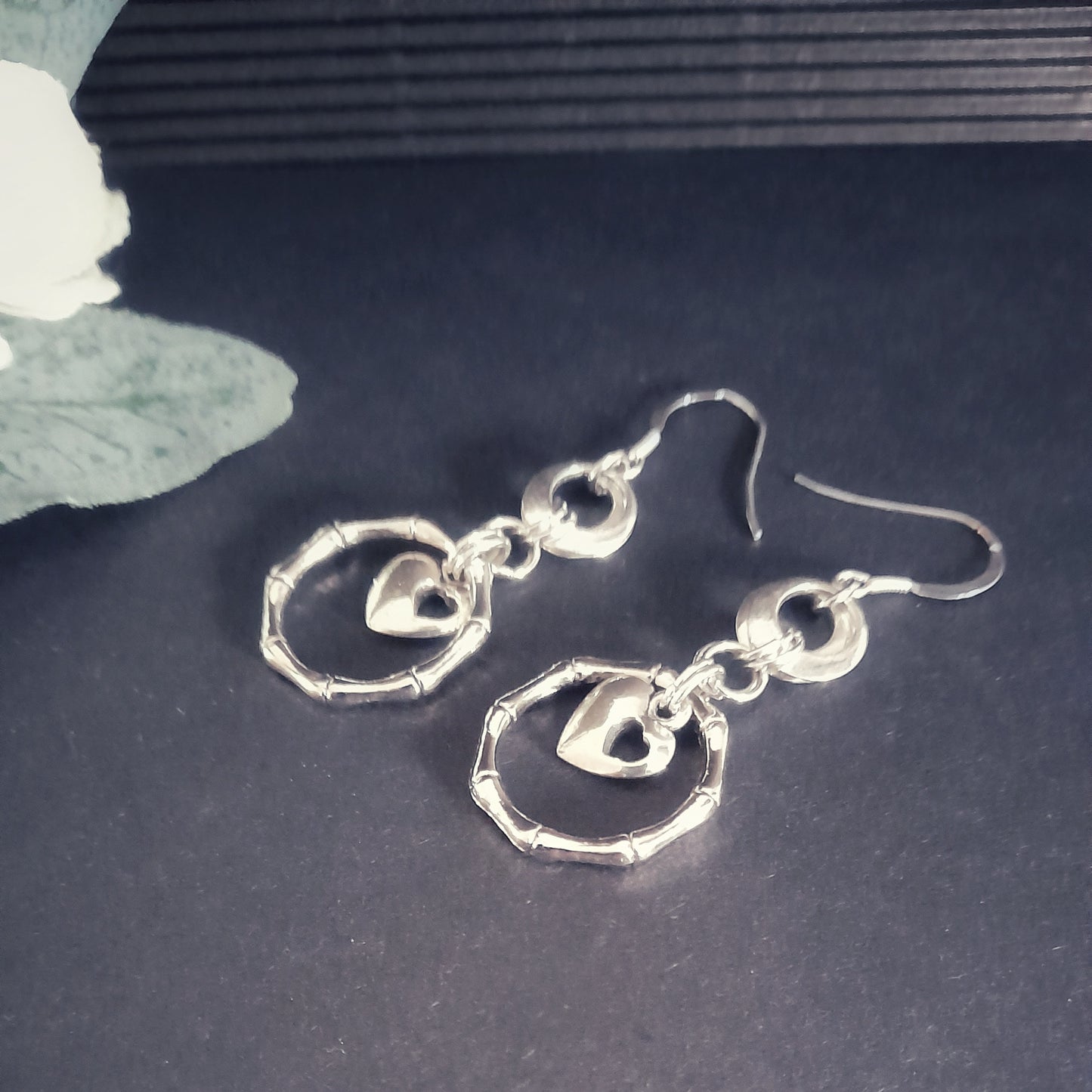 Bamboo Circle Earrings