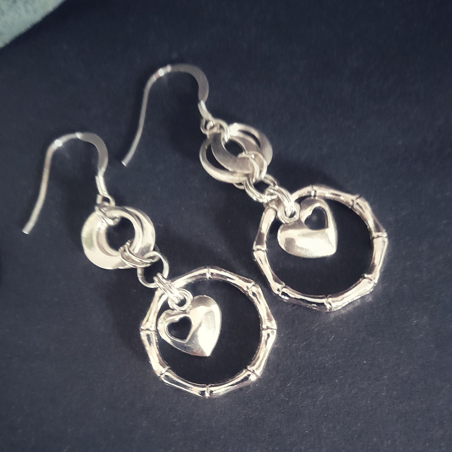 Bamboo Circle Earrings