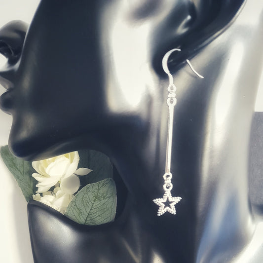 Beaded Star Earrings