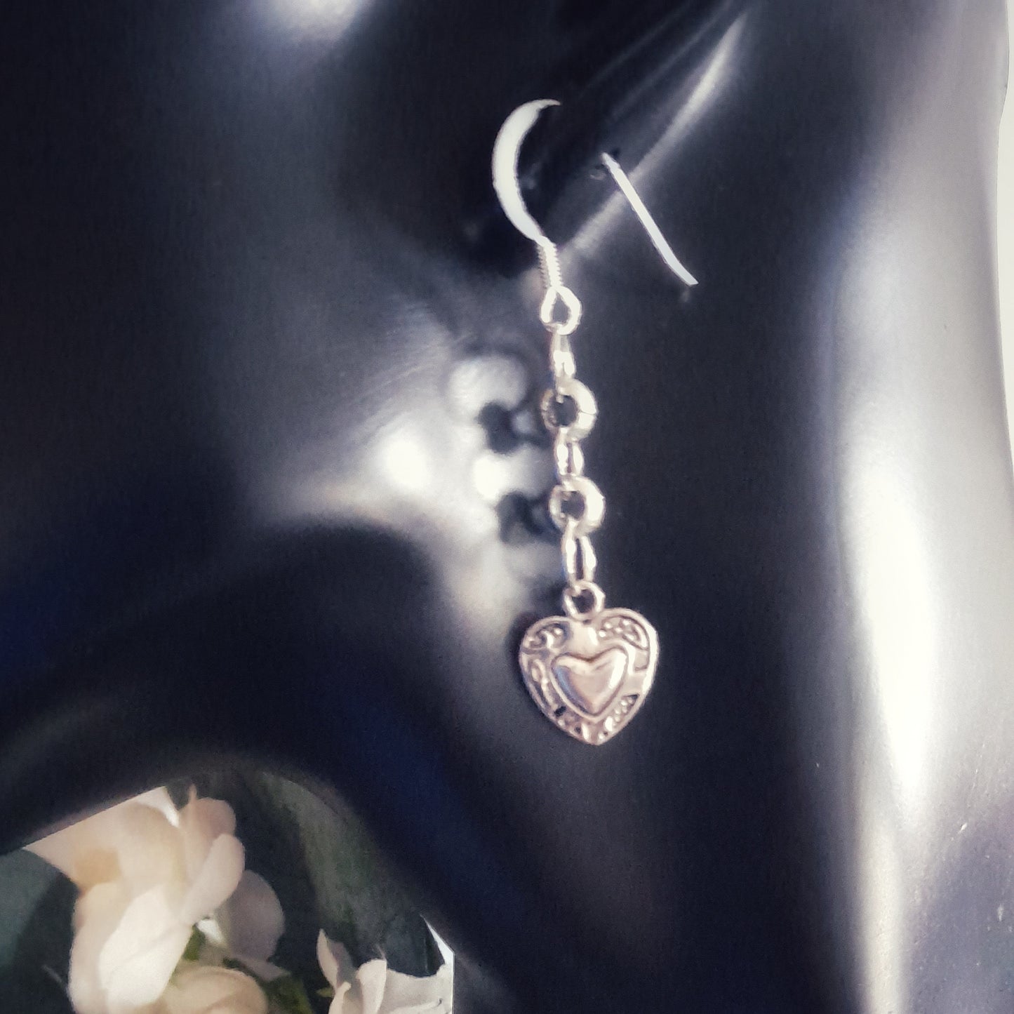 Decorative Heart Earrings