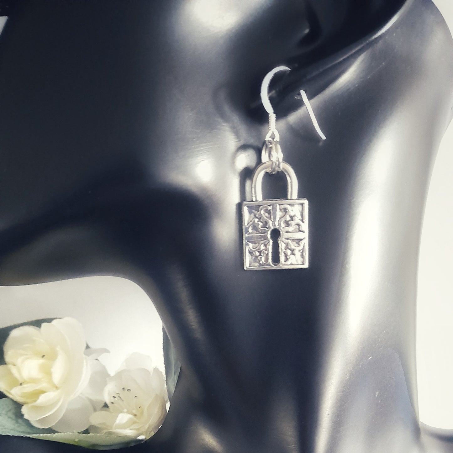 Padlock Earrings