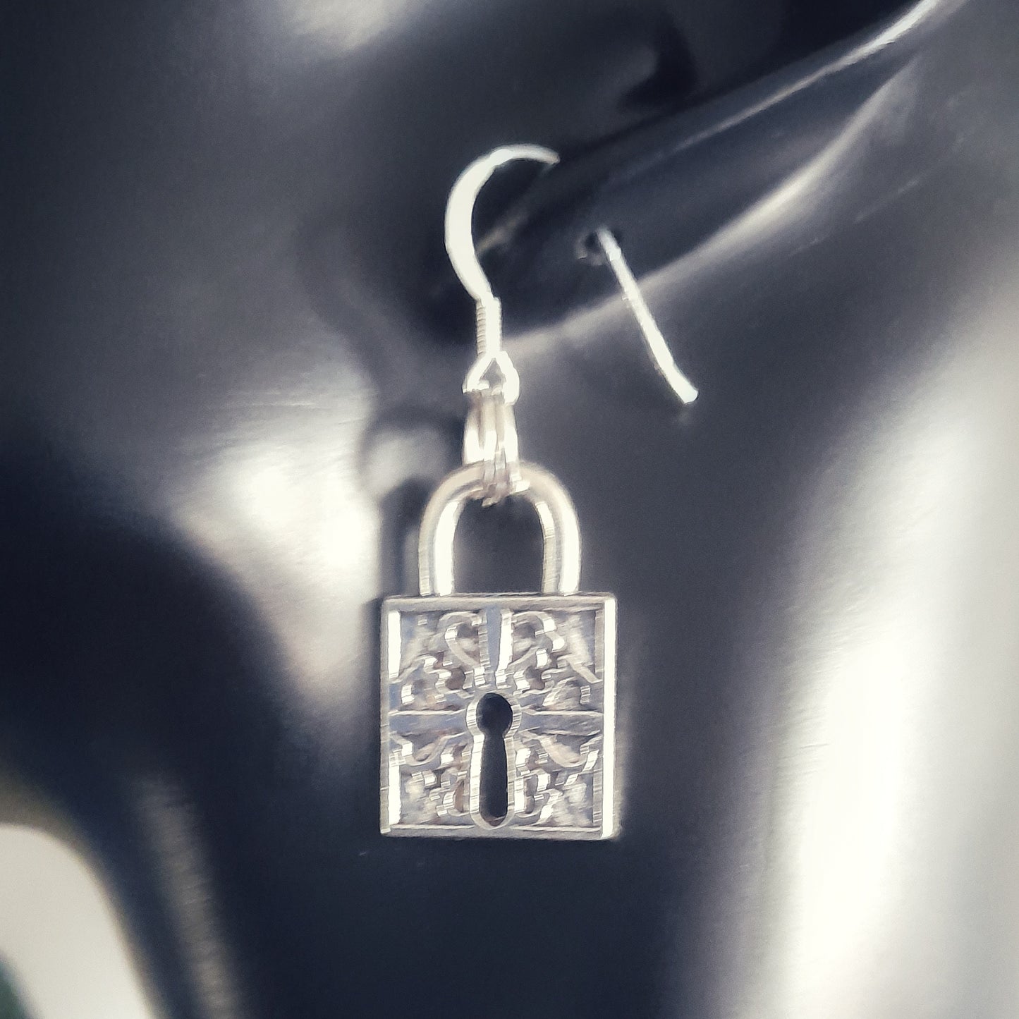 Padlock Earrings