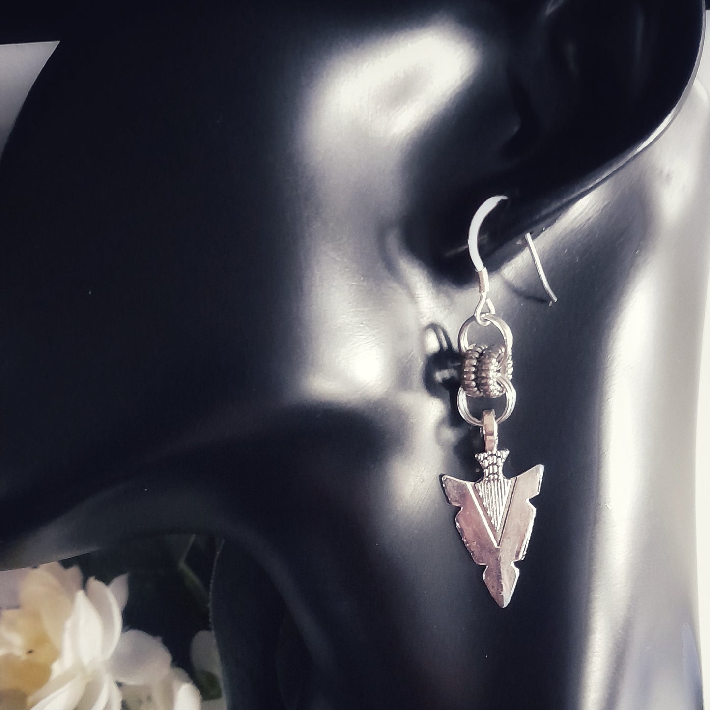 Silver Arrow Earrings