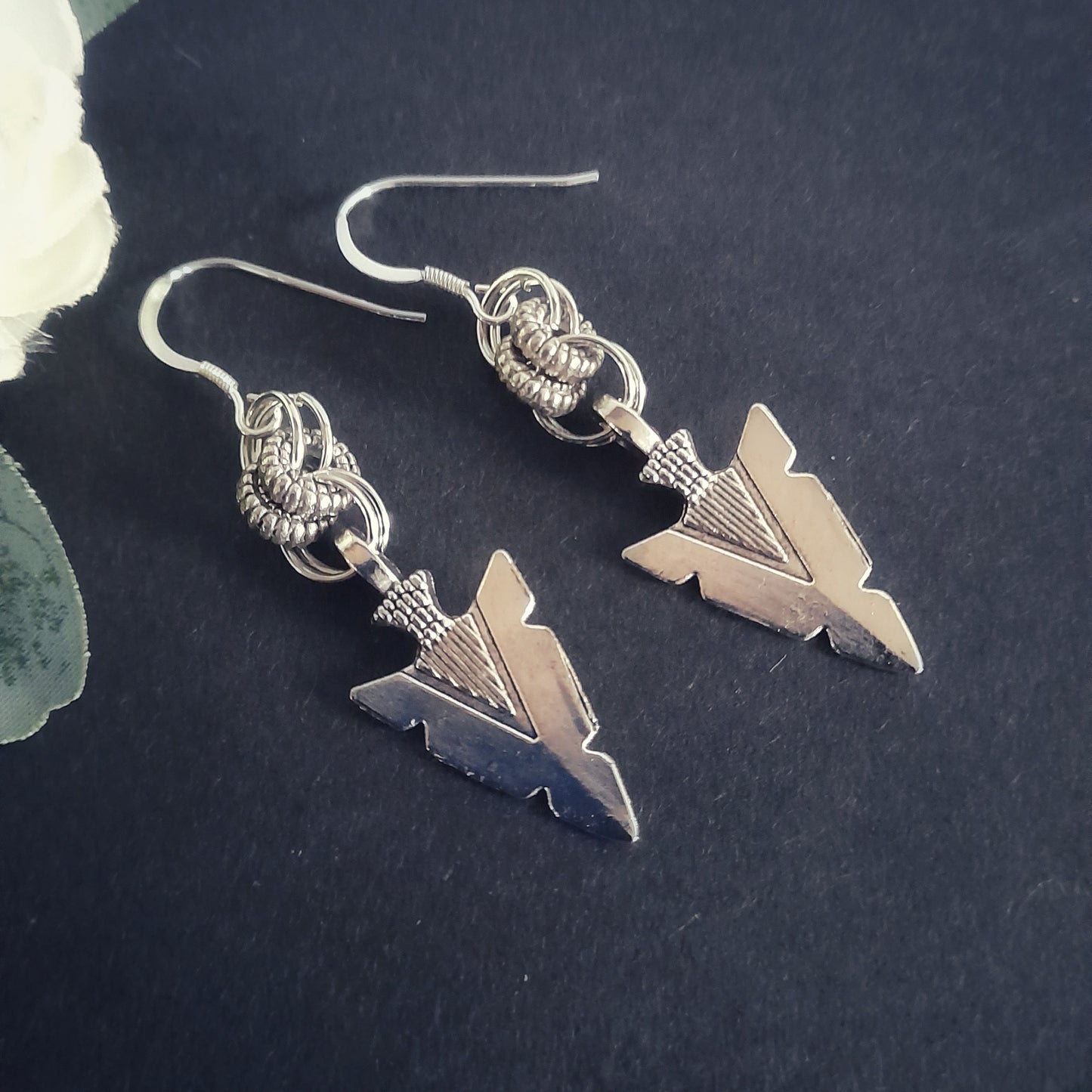 Silver Arrow Earrings