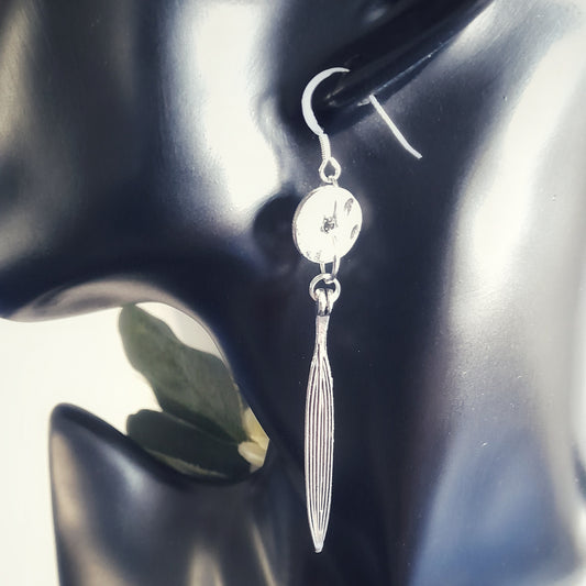 Long Leaf Earrings