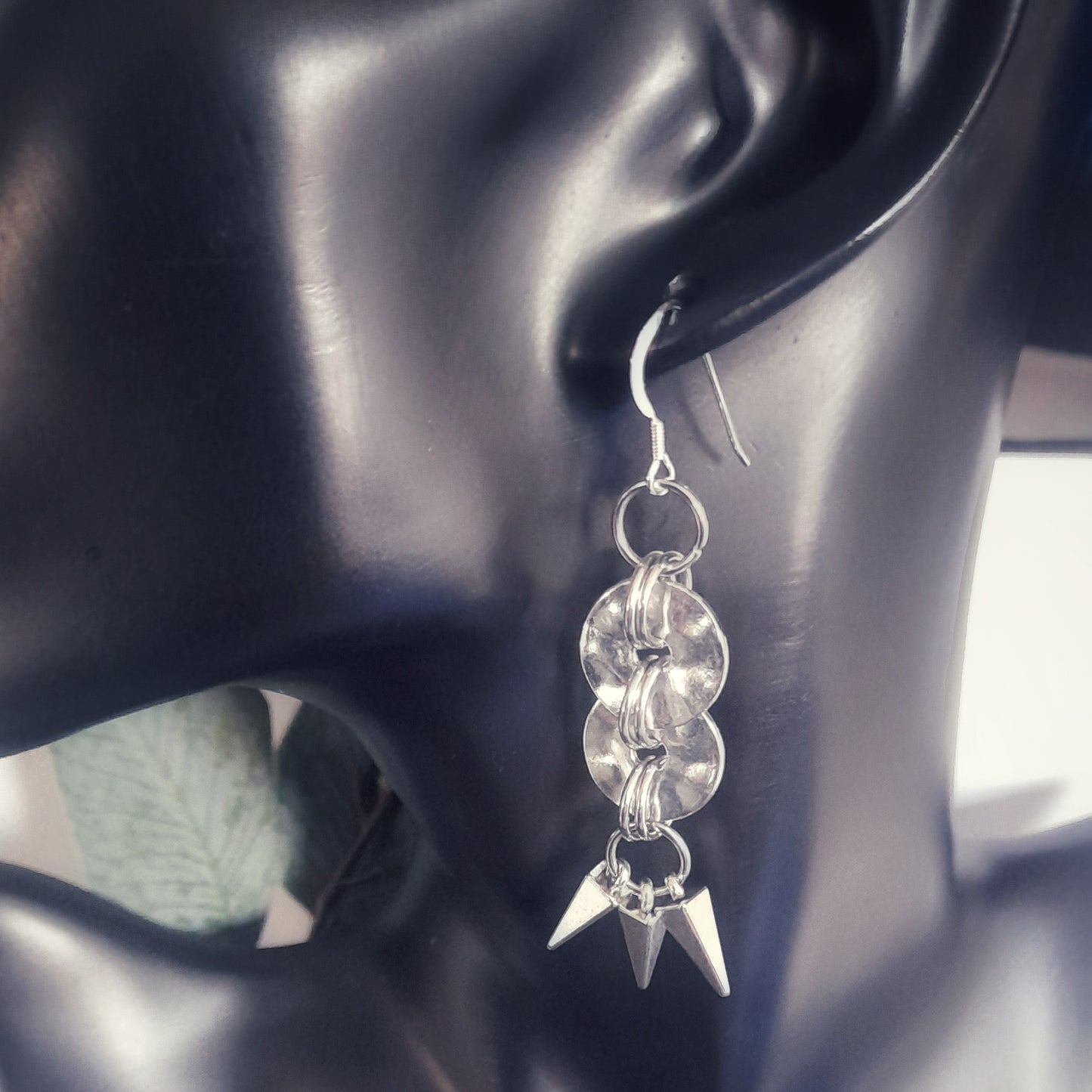 Pyramid Spike Earrings