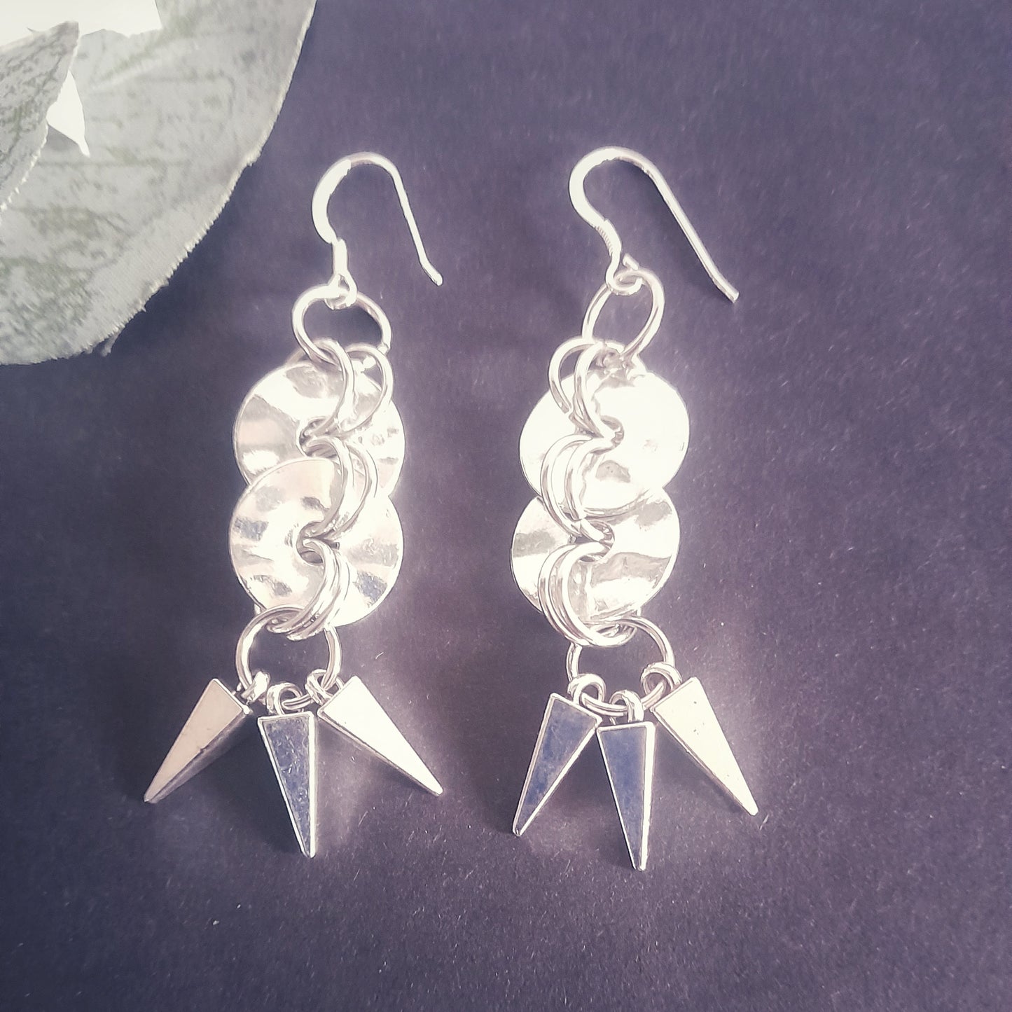 Pyramid Spike Earrings