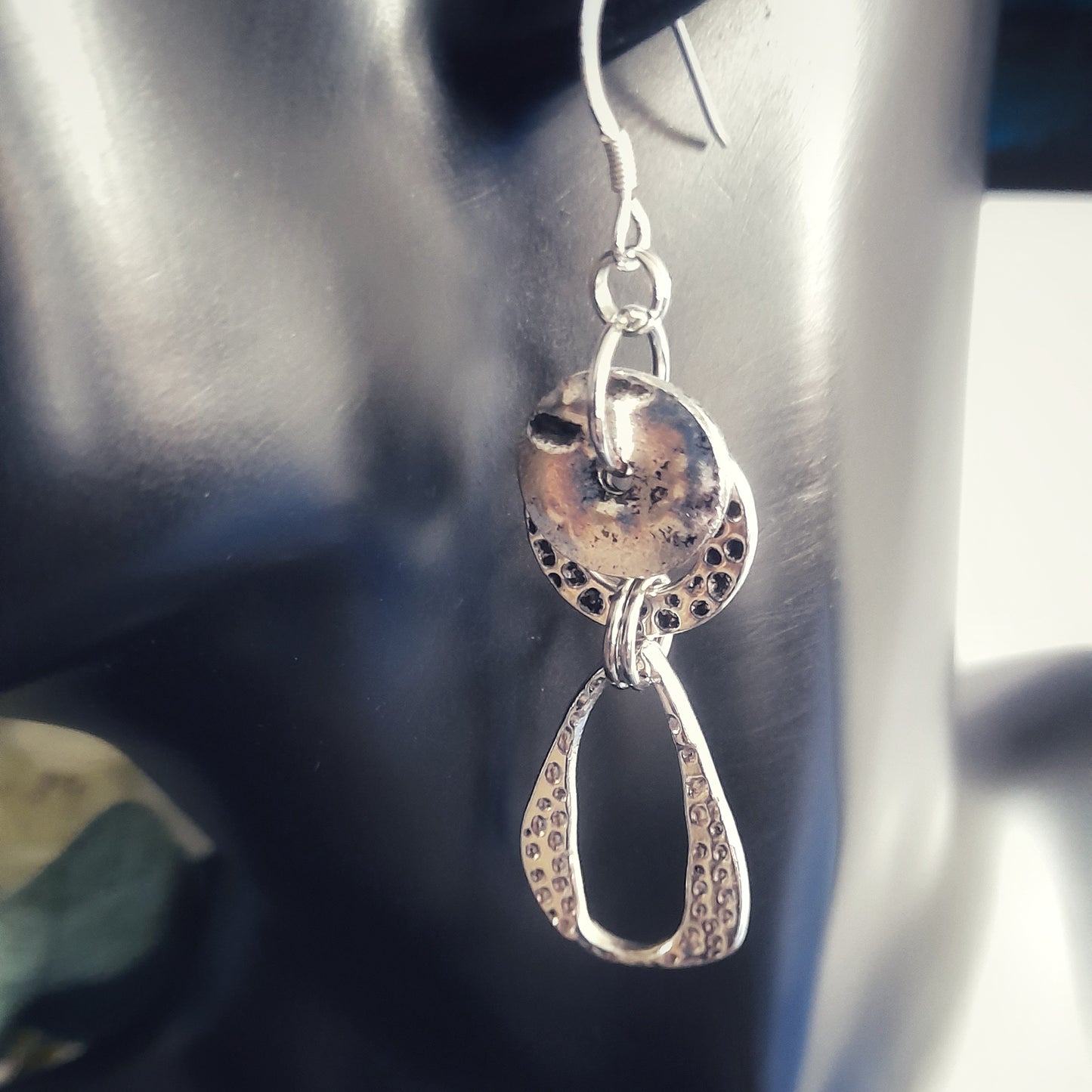 Silver Teardrop Earrings