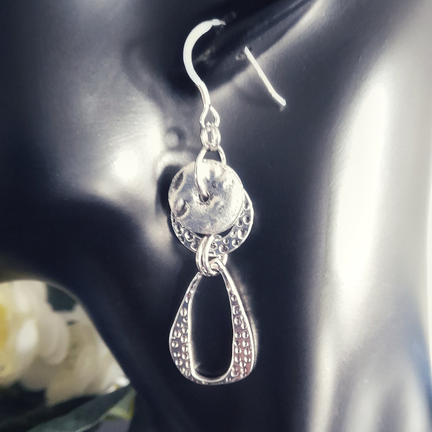 Silver Teardrop Earrings