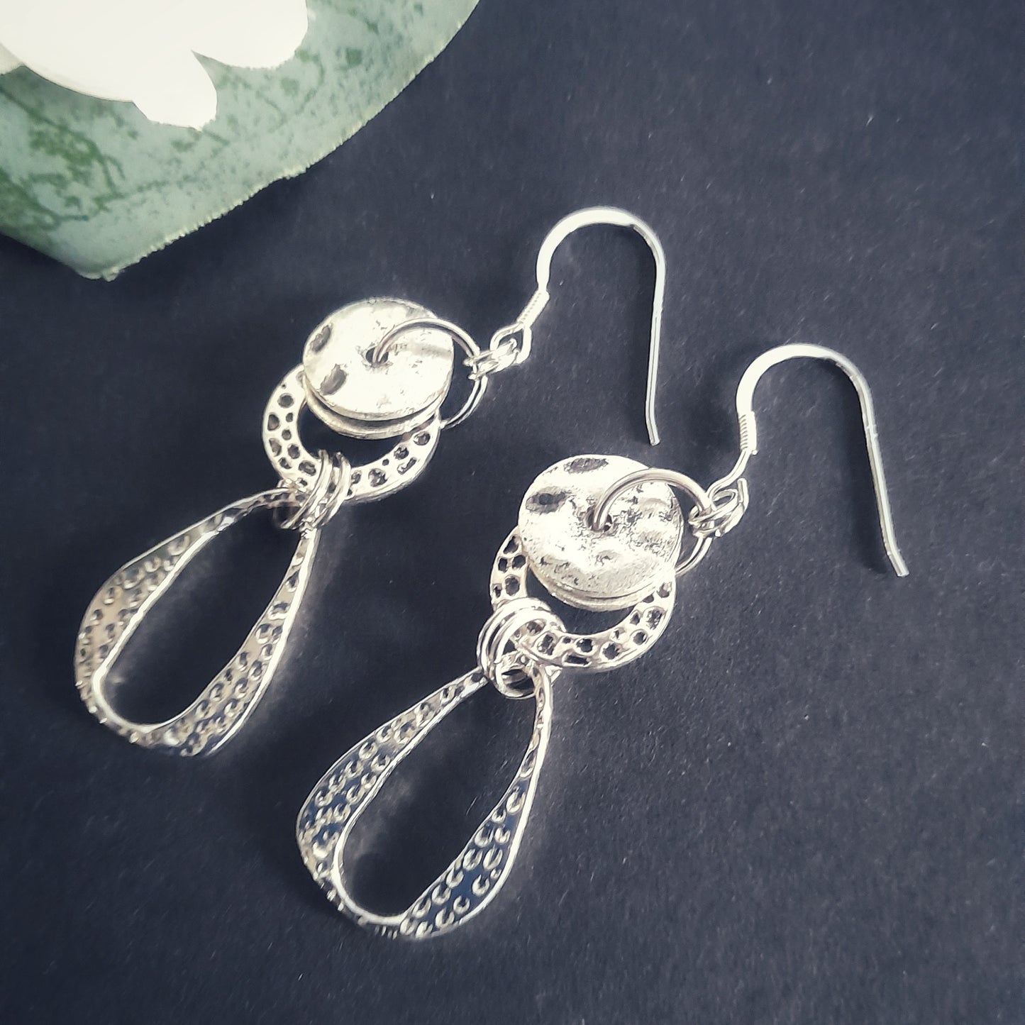 Silver Teardrop Earrings