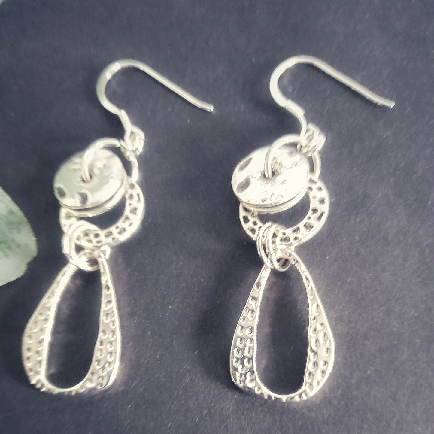 Silver Teardrop Earrings