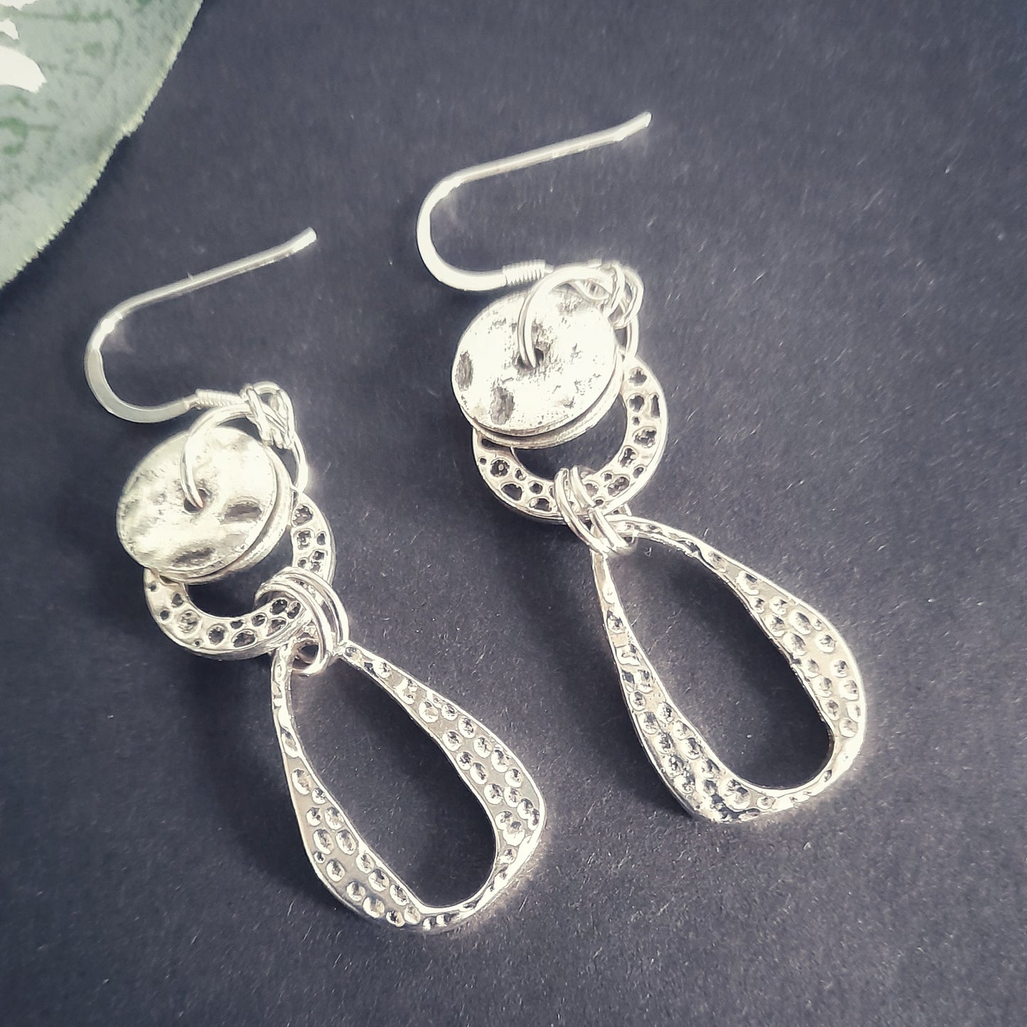 Silver Teardrop Earrings