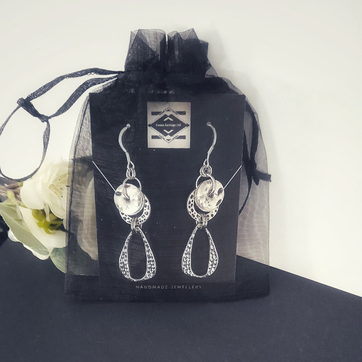 Silver Teardrop Earrings