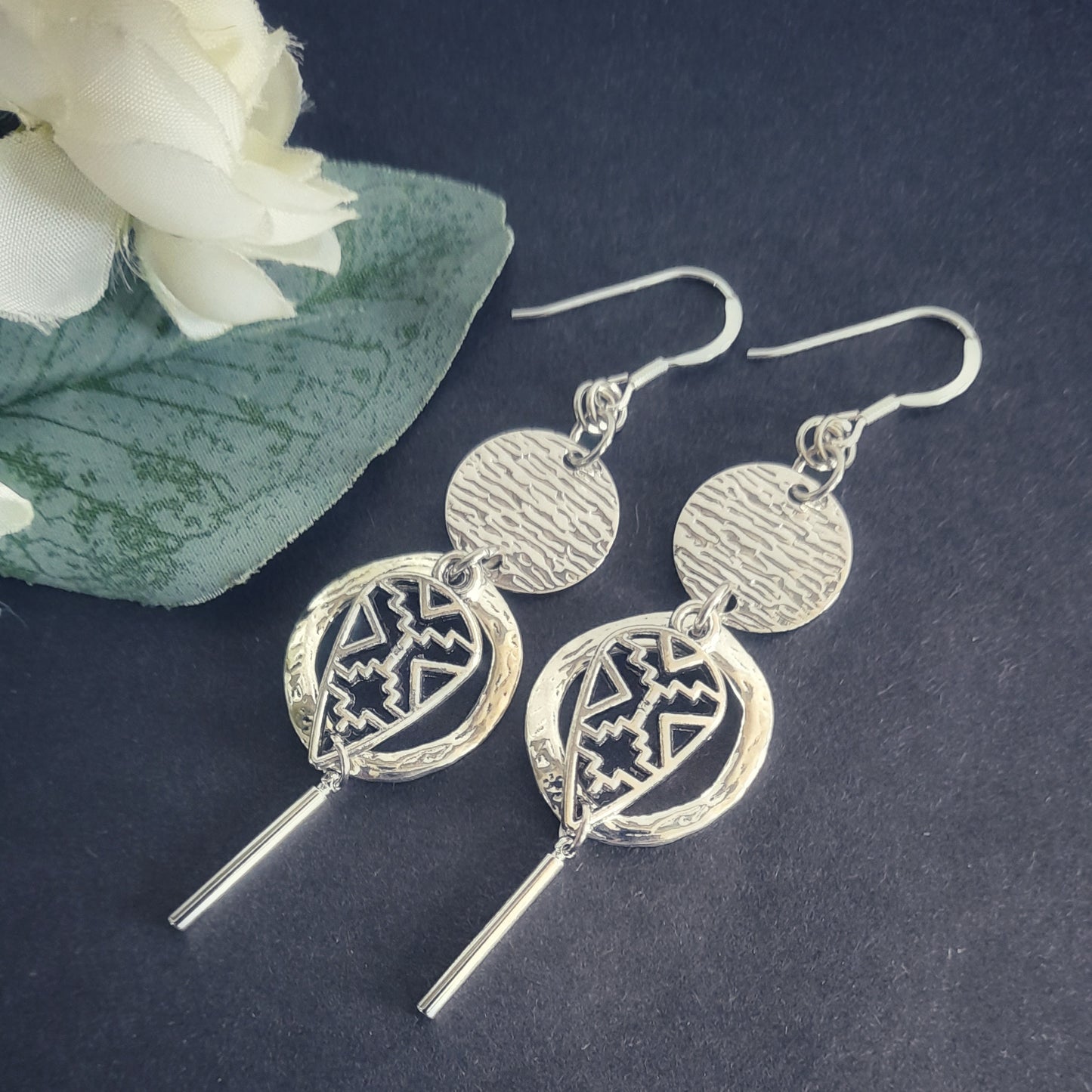 Tribal Shield Earrings