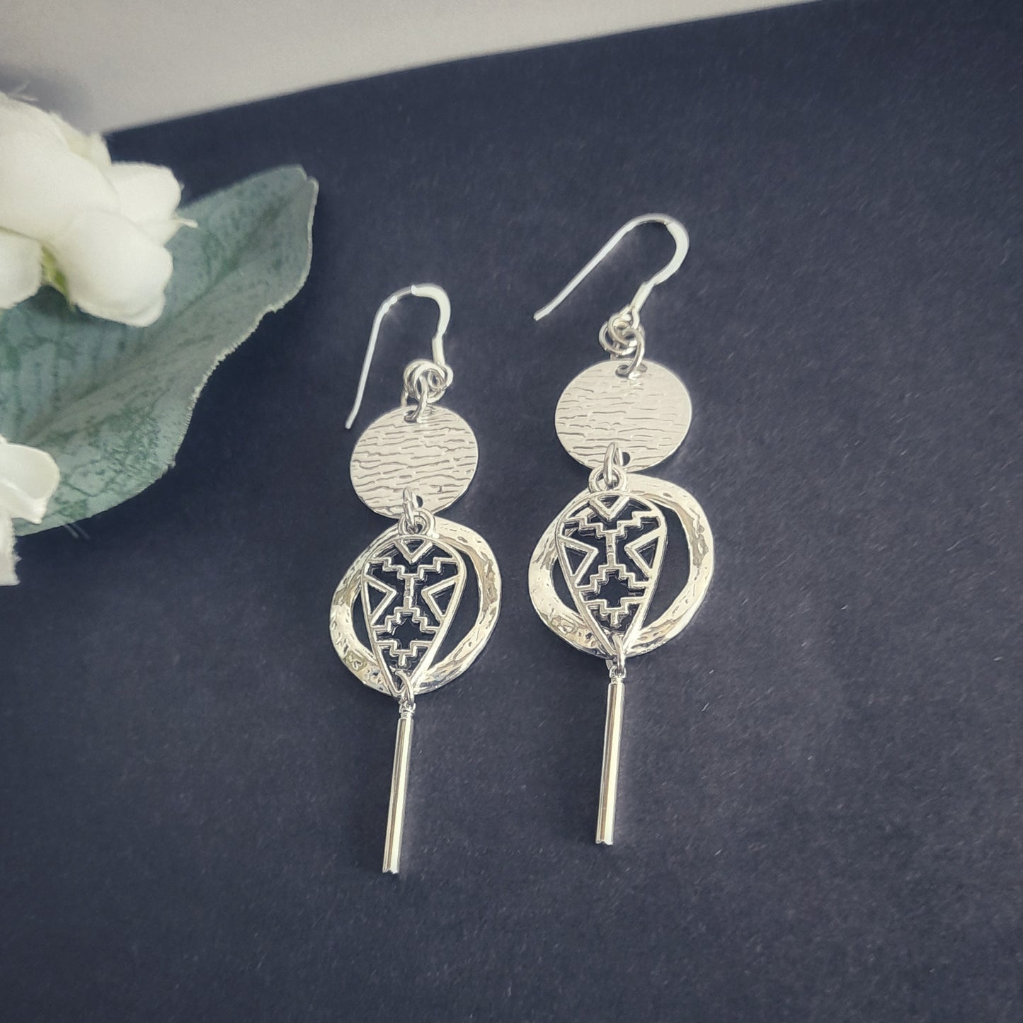 Tribal Shield Earrings