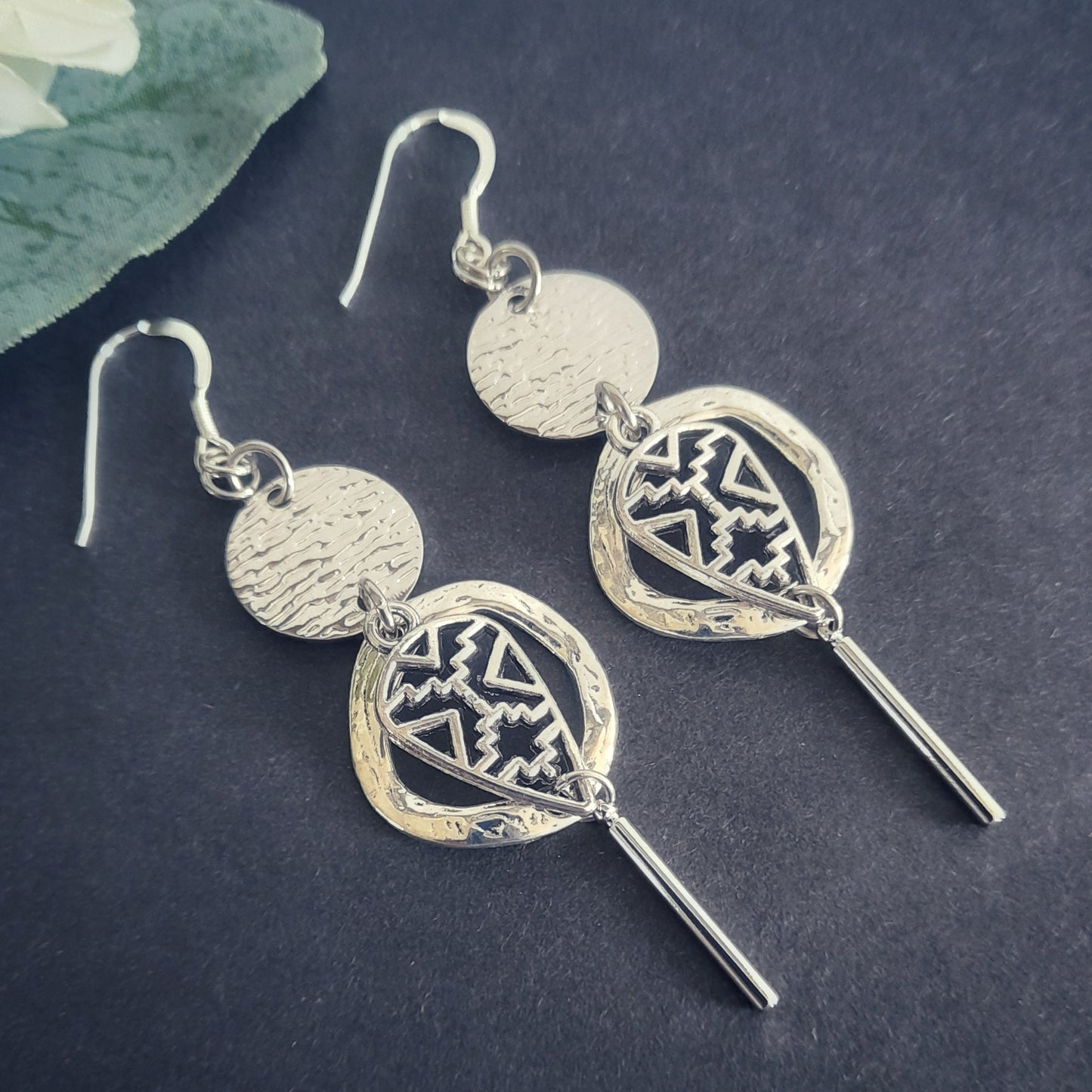 Tribal Shield Earrings