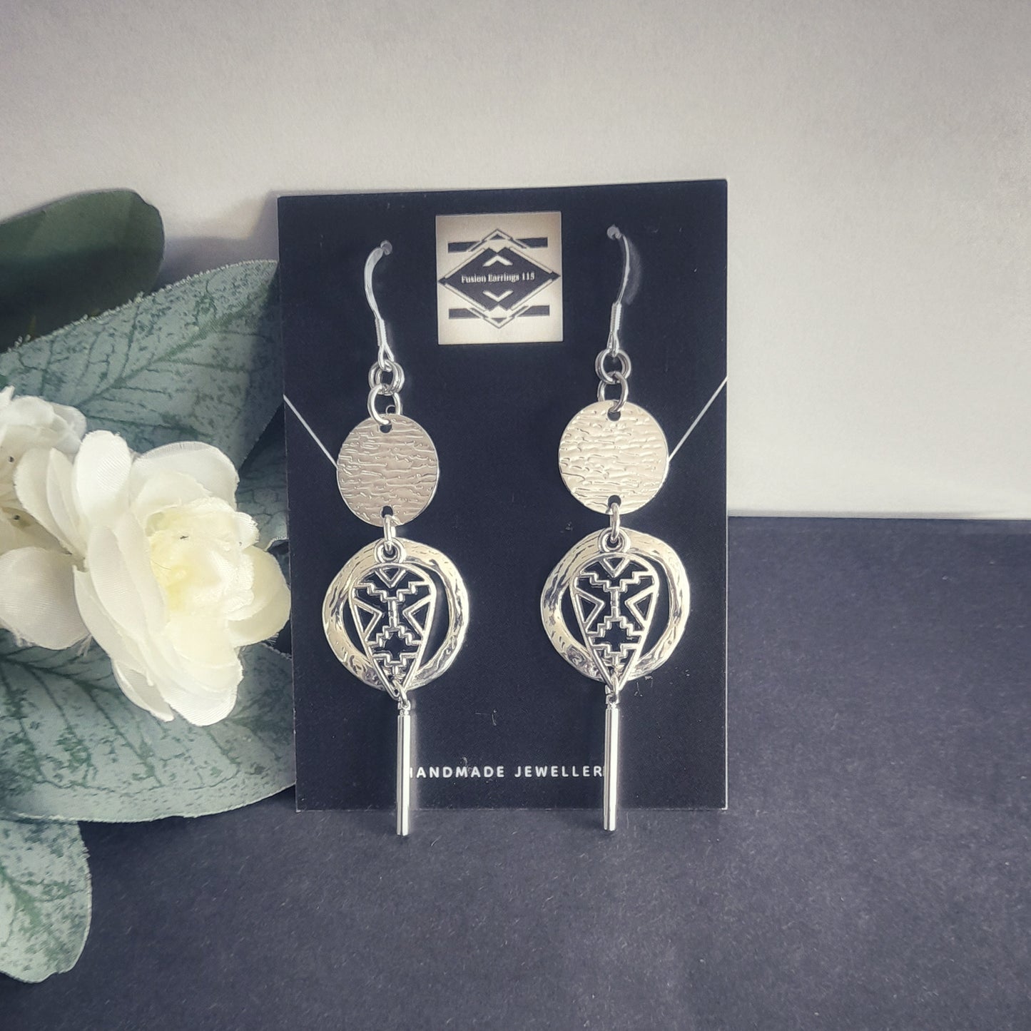 Tribal Shield Earrings