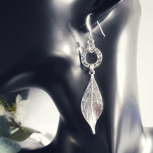 Twist Leaf Earrings