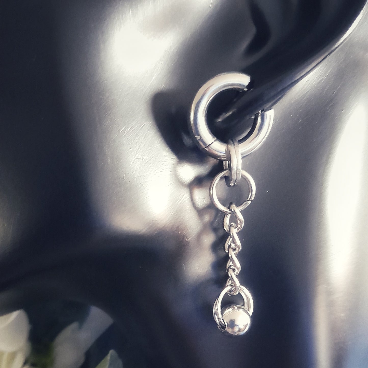 Ball and Chain Earrings