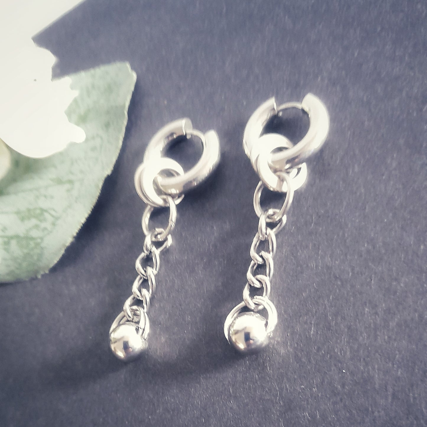 Ball and Chain Earrings